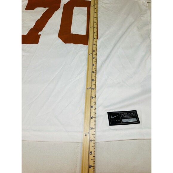 Nike UT Longhorns Football NCAA Personalized Ochoa #70 Icy White Jersey XXL - Picture 9 of 10
